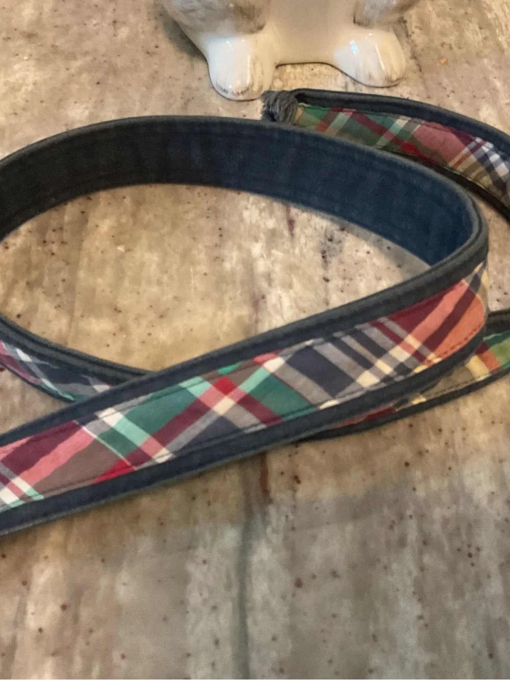Vintage madras RL Polo belt